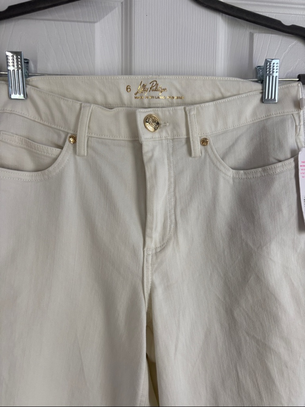 Lilly Pulitzer White Straight-Leg Jeans - Picture 5 of 7